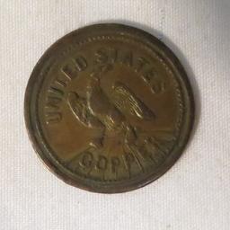 2 Civil War Tokens