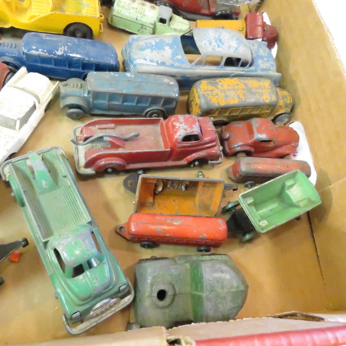 Vintage metal car lot