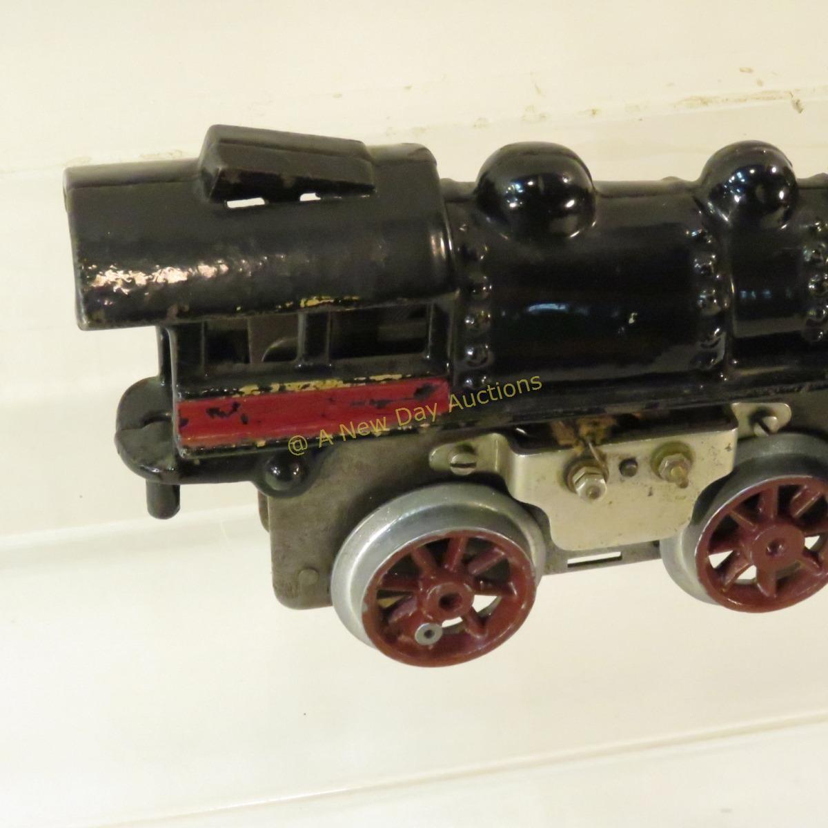 Pre-War Ives O gauge engines & tin cars