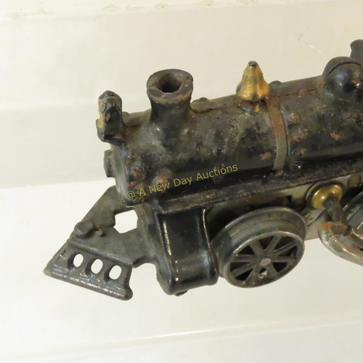 Pre-War Hafner cast iron wind up engine