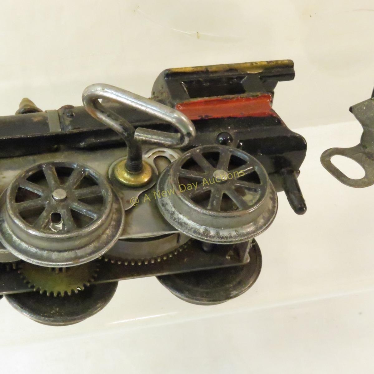 Pre-War Hafner cast iron wind up engine