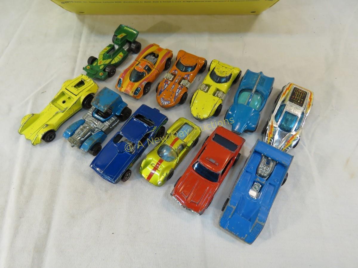 Hot Wheels Collector Case- 24 cars- some redlines