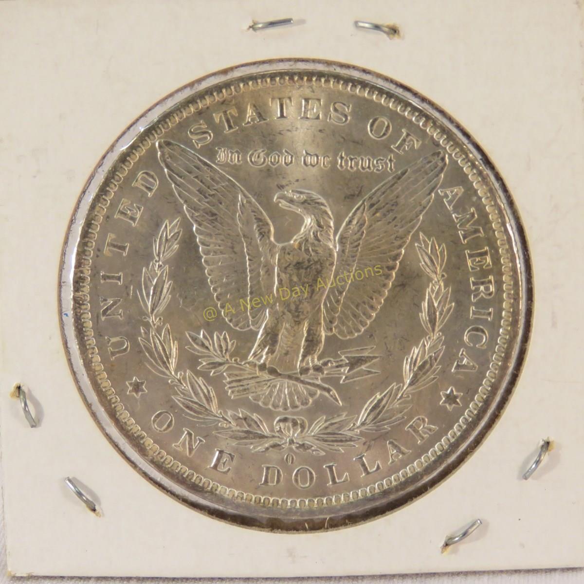 1884 O Morgan Silver Dollar BU