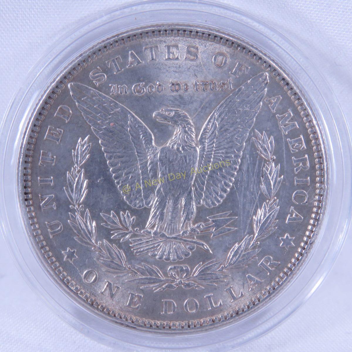 1884 Morgan Silver Dollar AU