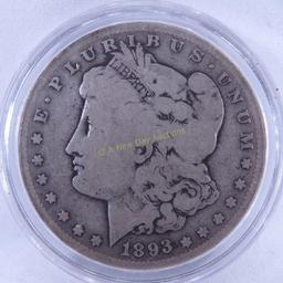 1893 S Morgan Silver Dollar