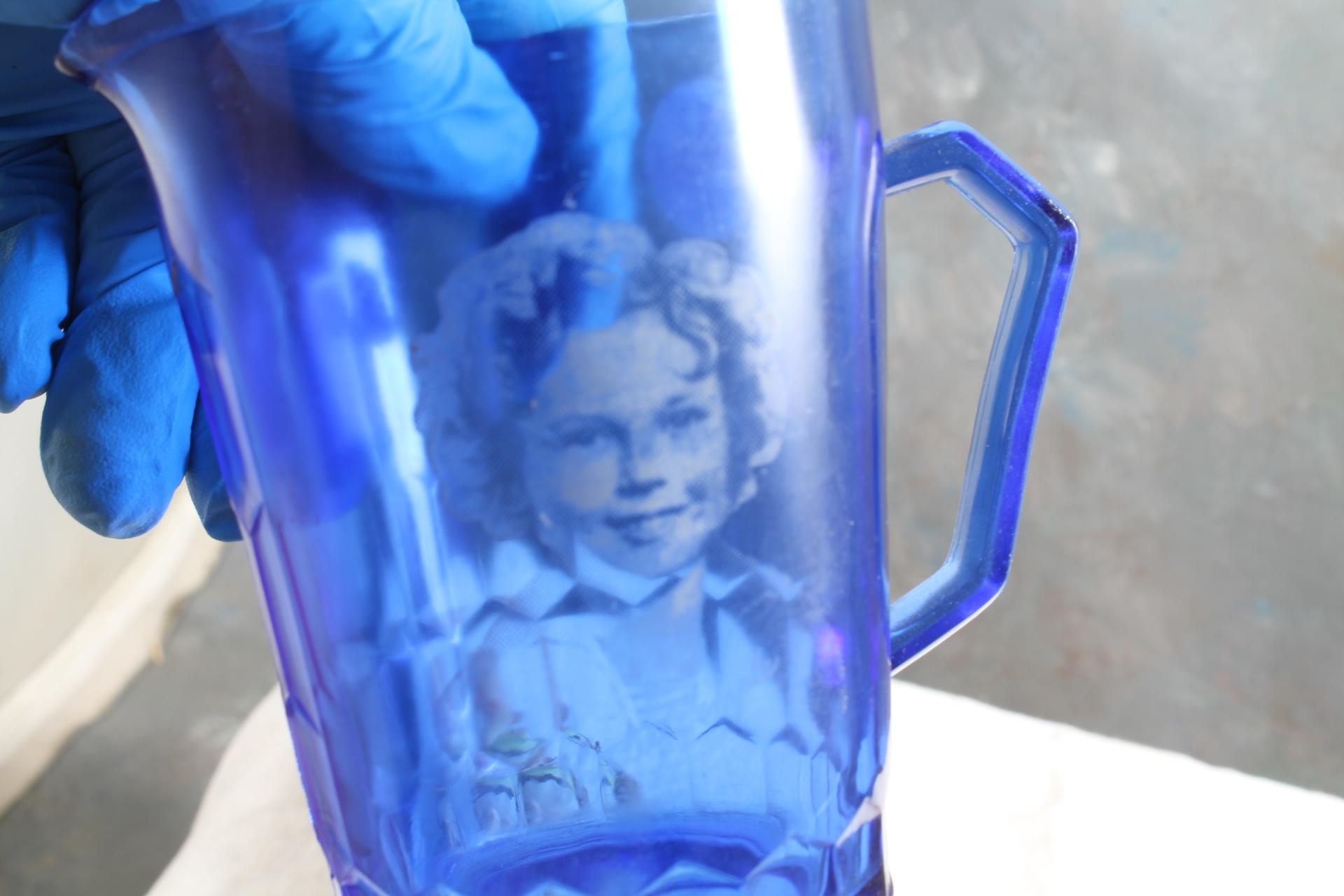 1962 Goebel Girl w/Flower MJ Hummel & Shirley Temple Pitcher