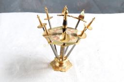 Vintage Toledo Spain 8 Sword Hors D'Oeuvre