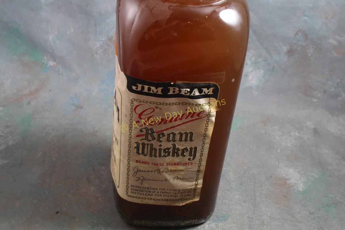 1938 Jim Beam Trade Bar Bottle 18 1/2" Tall