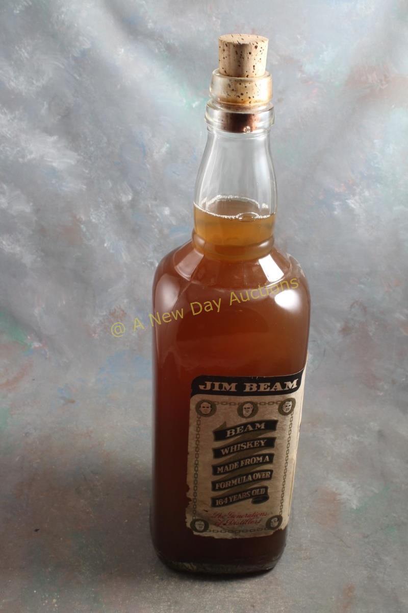 1938 Jim Beam Trade Bar Bottle 18 1/2" Tall