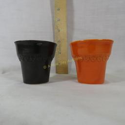 2 Red Wing sales sample flower pots 2.25"
