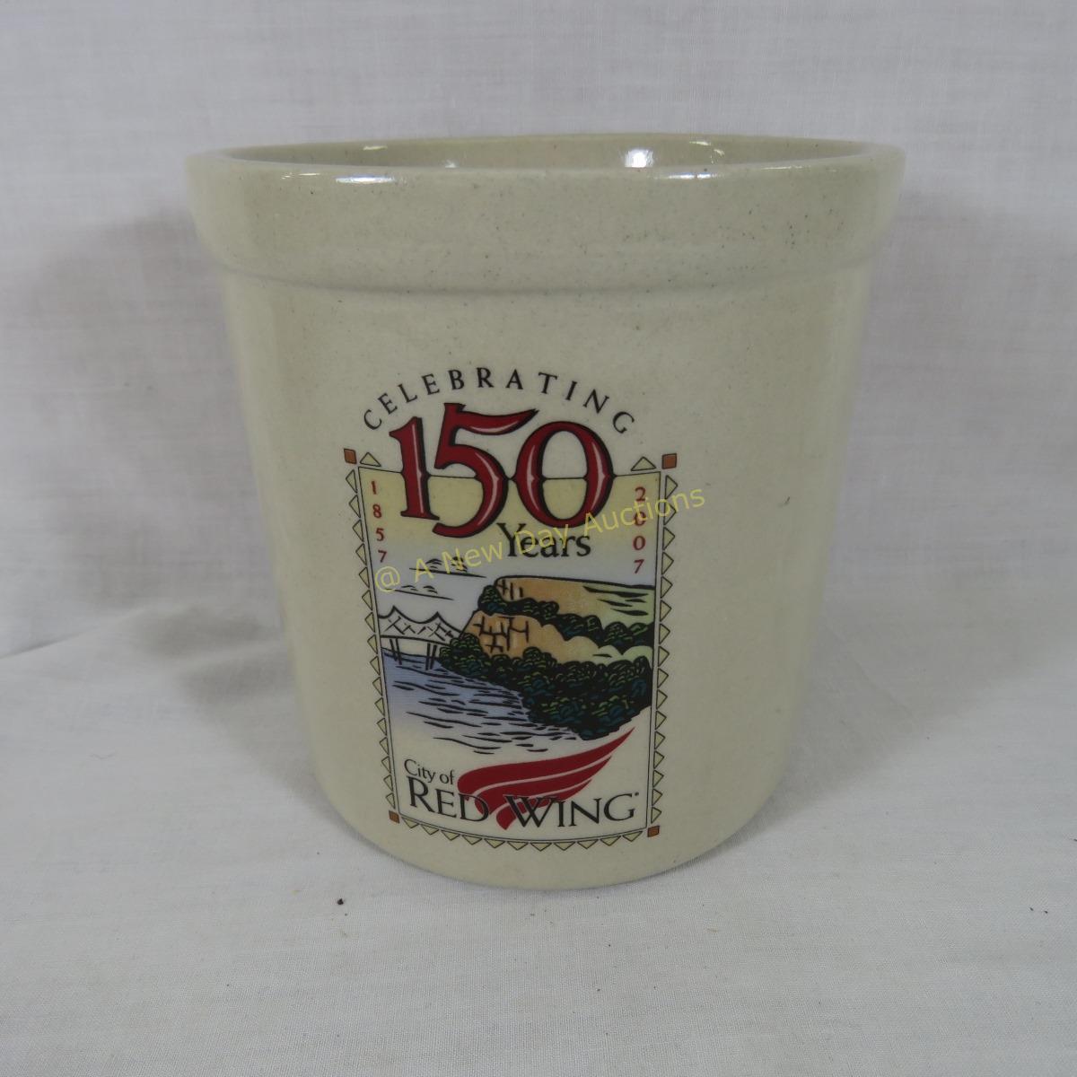 Red Wing 150 year crock & Goodhue Co. piece