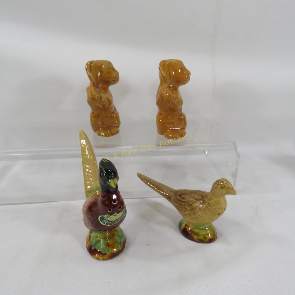 4 Sets Rosemeade animal salt & peppers