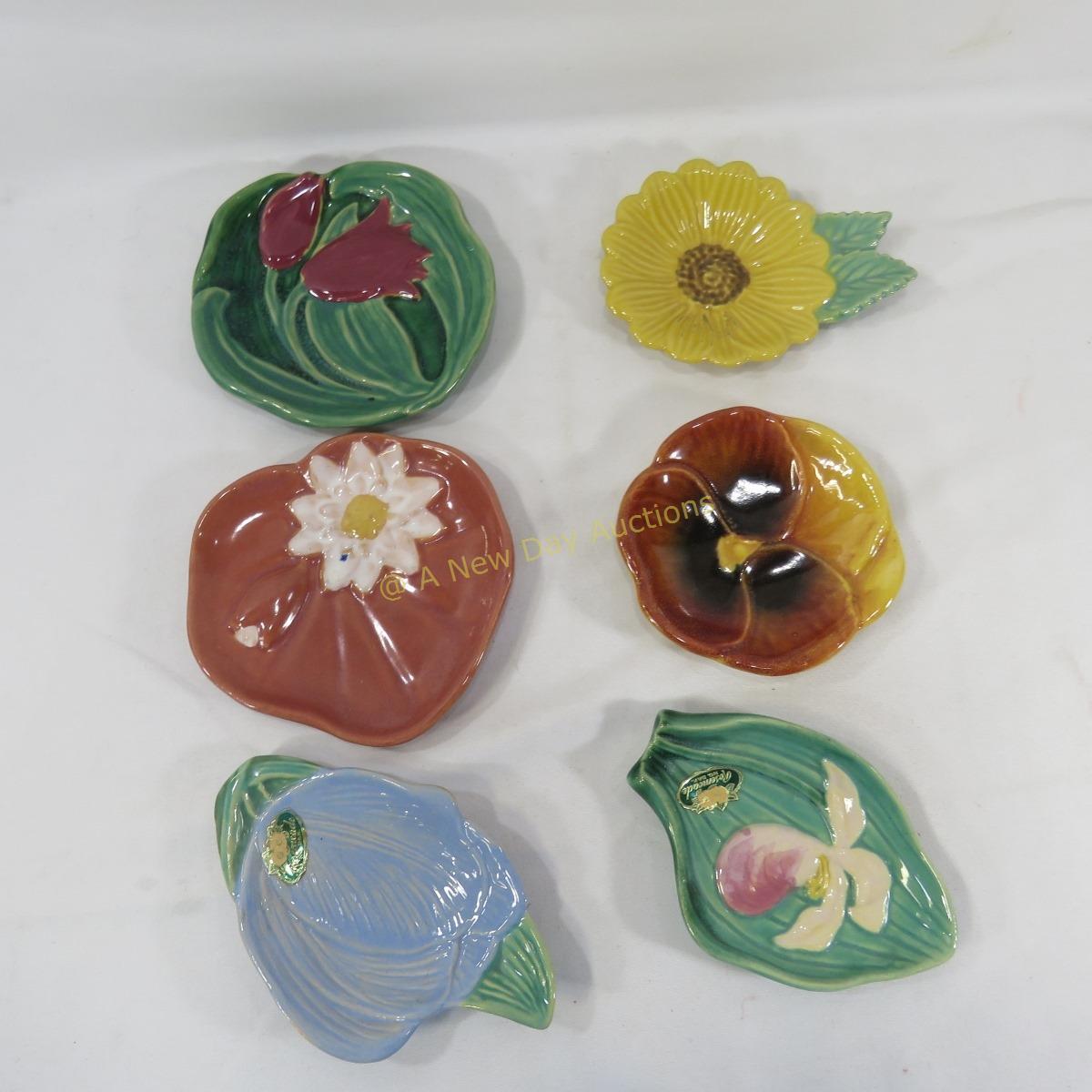 6 Rosemeade Floral Spoon Rests