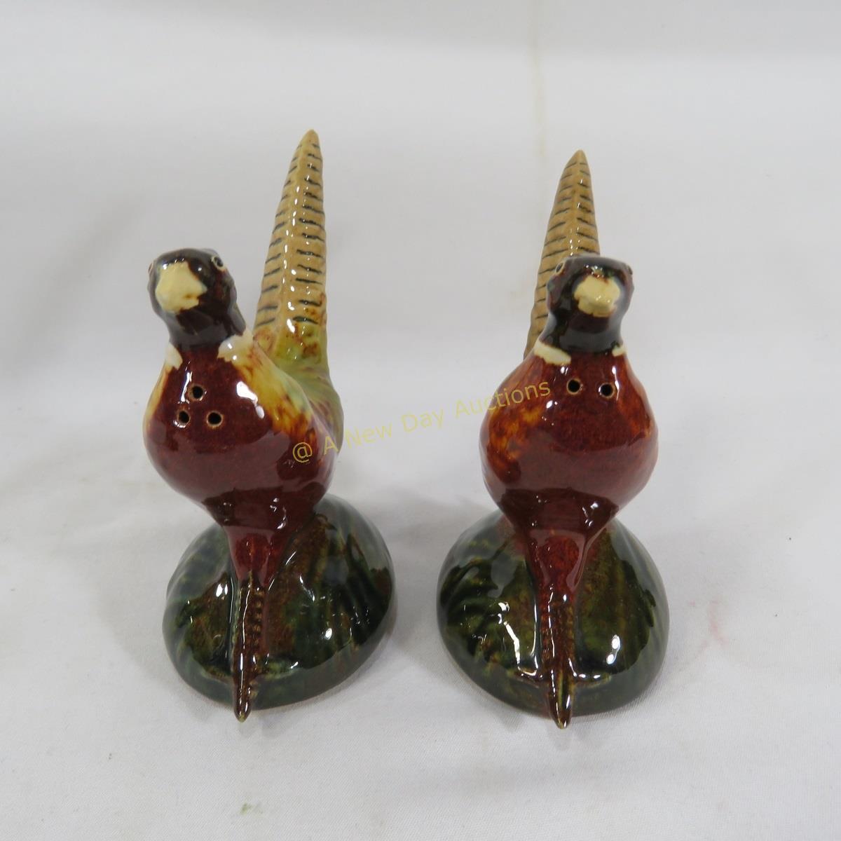 Rosemeade Pheasant Spoon Rest and S&P Sets