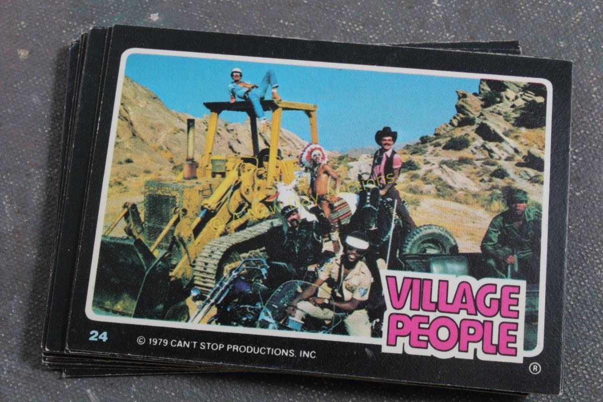 1978 KISS & 1979 Village People Collector Cards