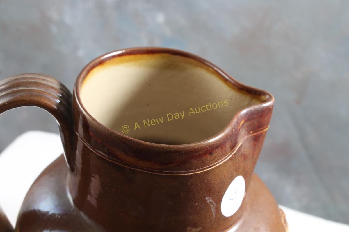 Ca. 1890 Doulton Lambreth Stoneware Milk Pitcher