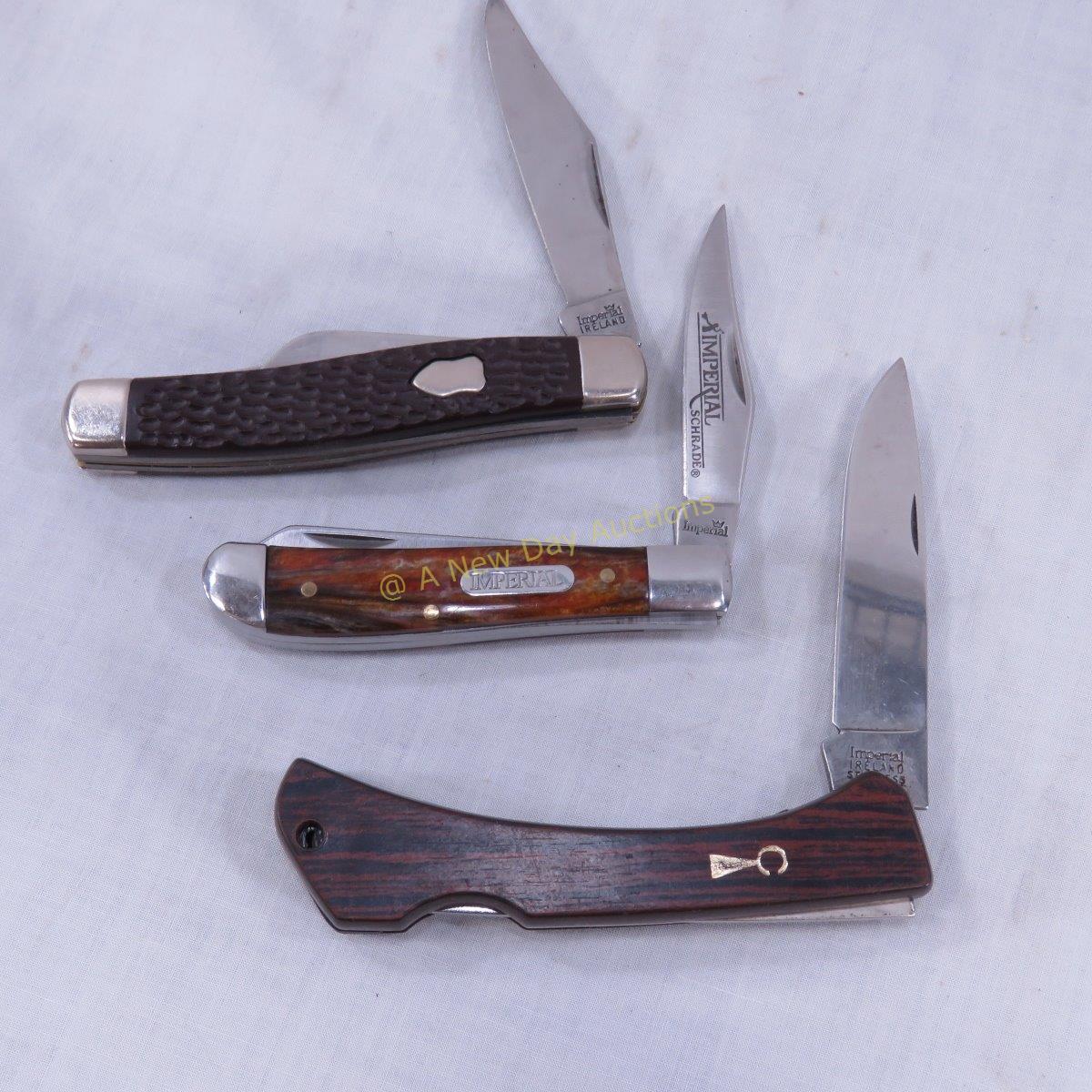 Vintage & Modern Pocket Knives- Gerber, Imperial