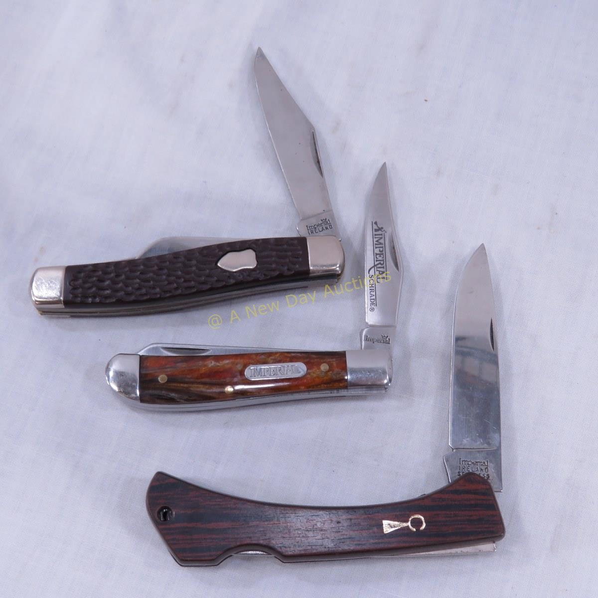 Vintage & Modern Pocket Knives- Gerber, Imperial