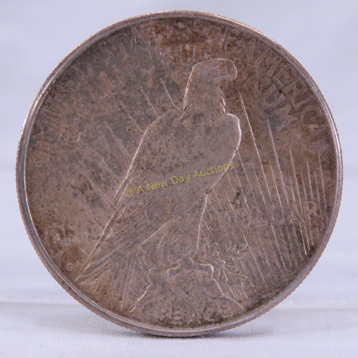 1922 S Peace Silver Dollar