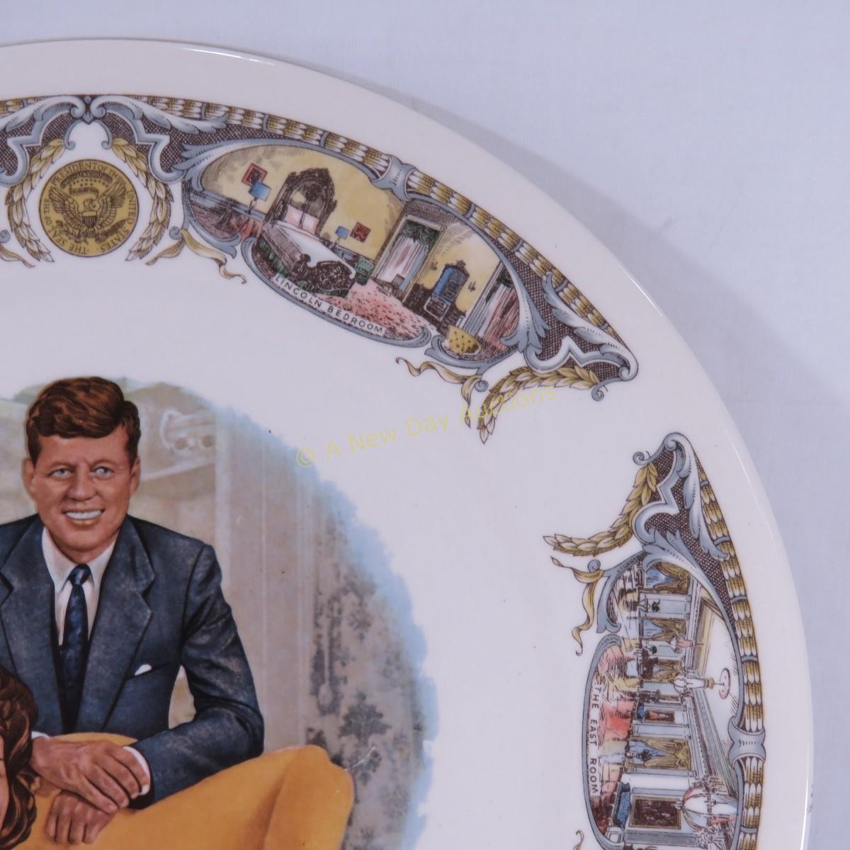 President & Mrs. John F Kennedy Plate