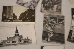 36 Antique Postcards