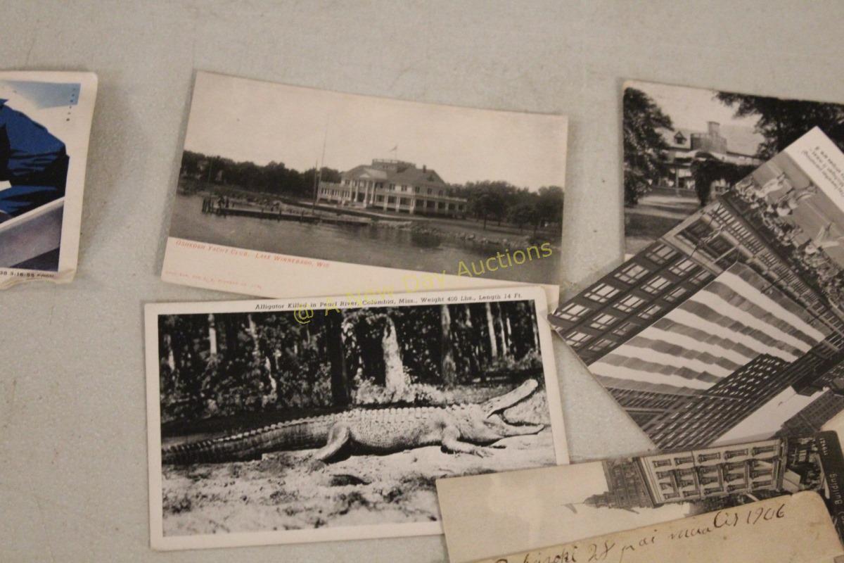 36 Antique Postcards