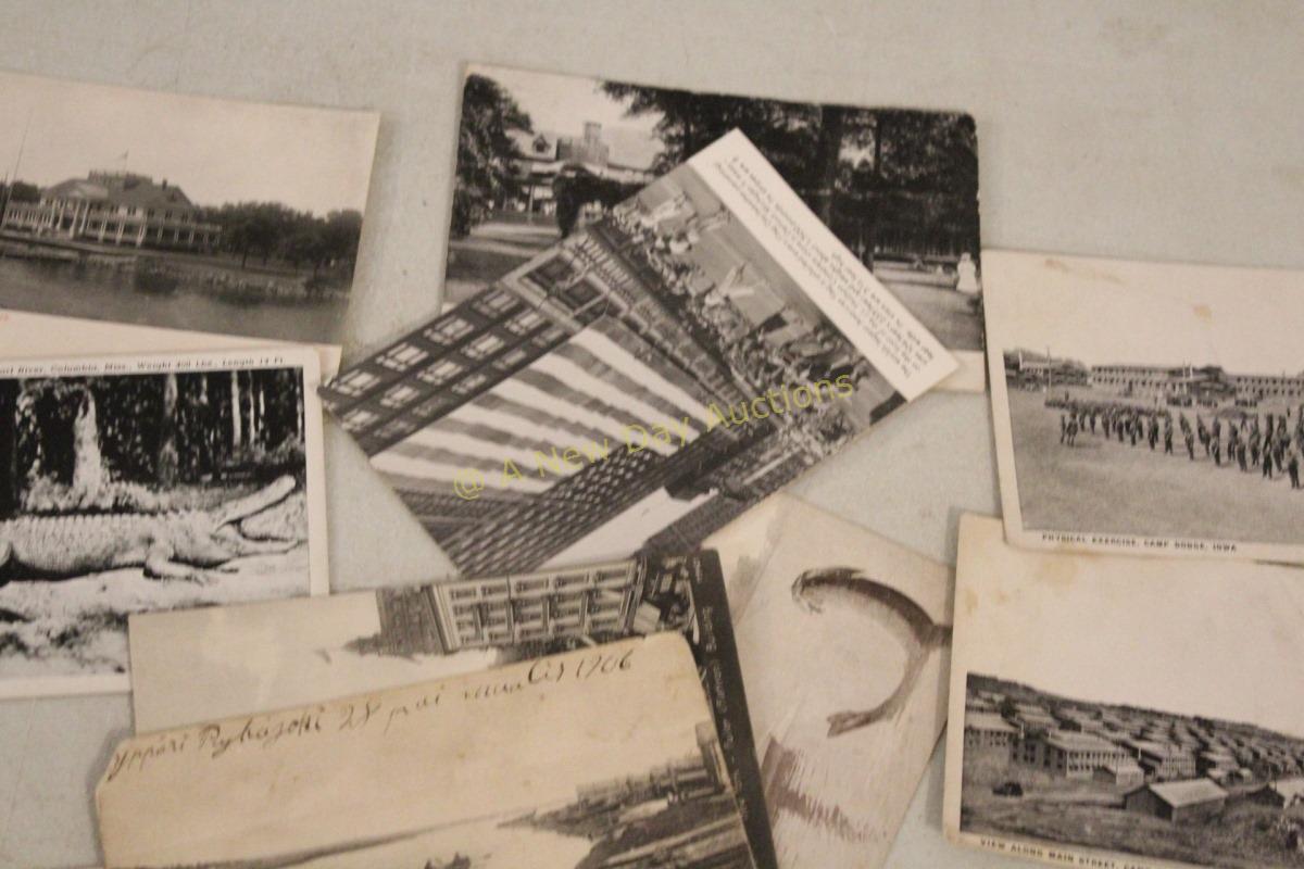 36 Antique Postcards