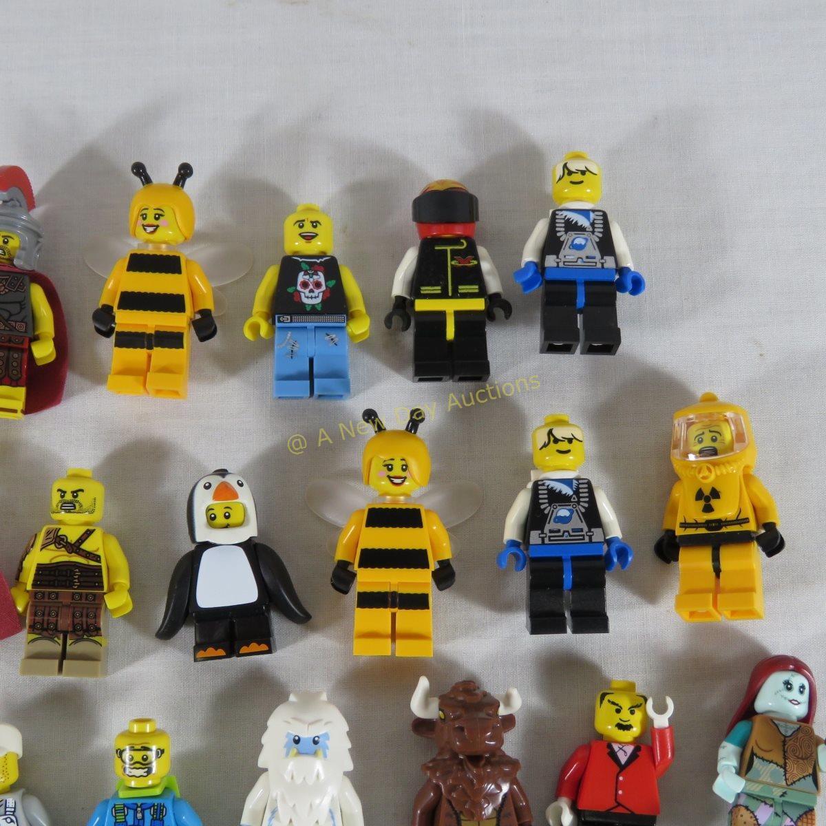 54 Lego Miniatures Including Series Figs