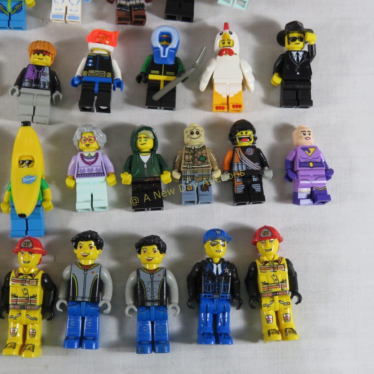 54 Lego Miniatures Including Series Figs