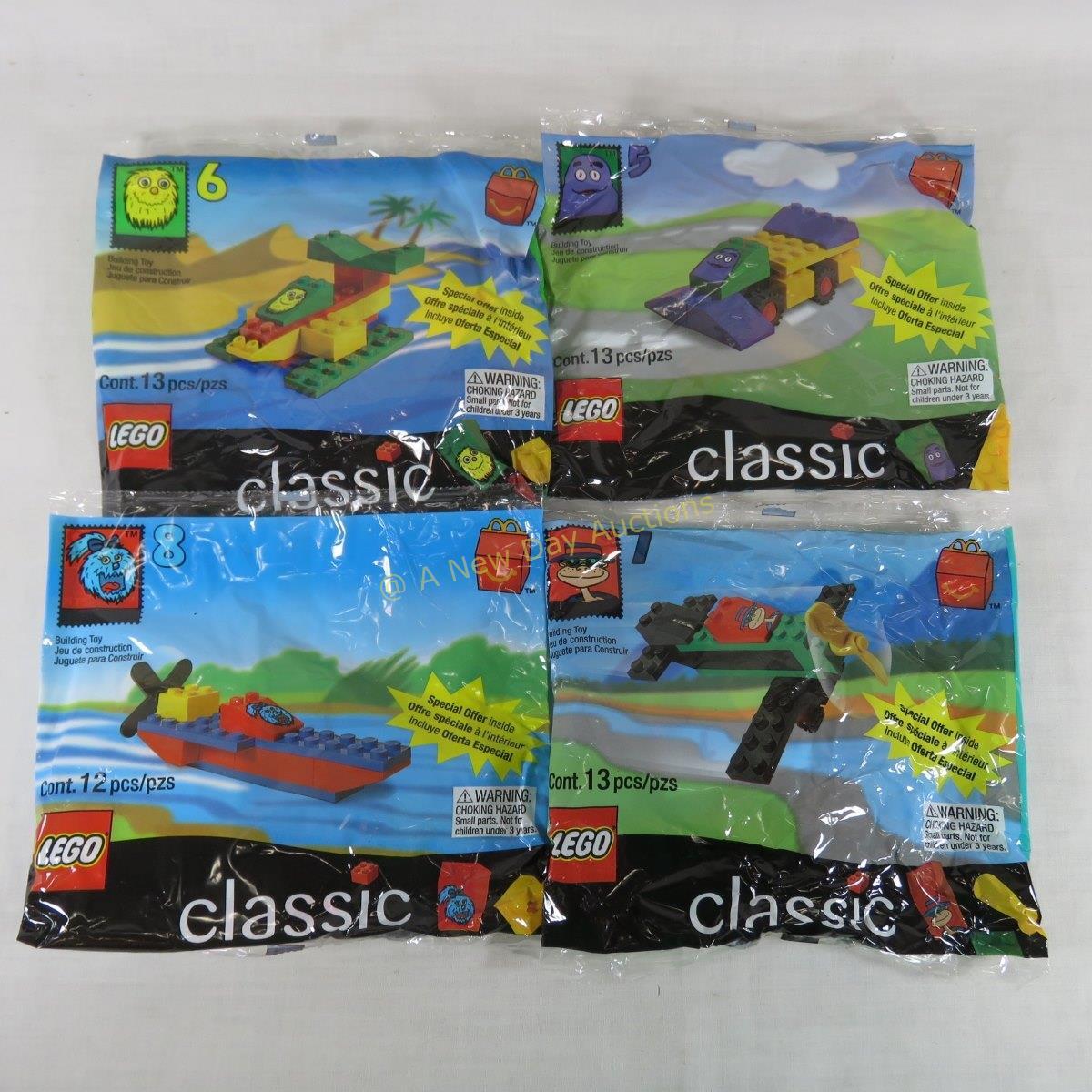 7 Sealed Lego Classic McDonald's Sets 2-8