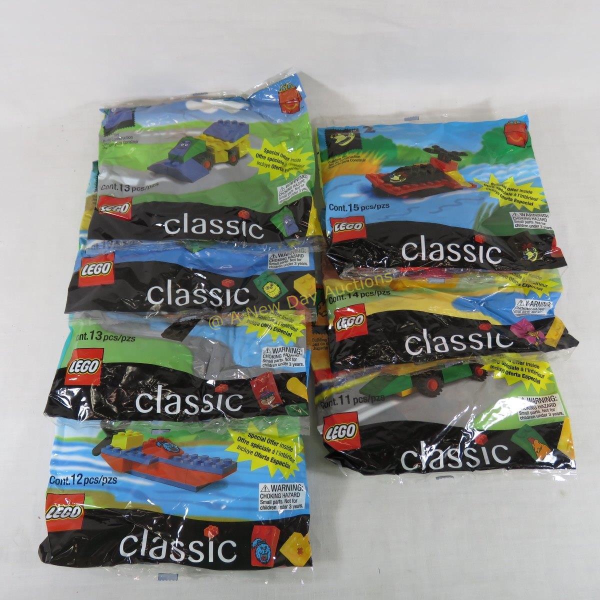 7 Sealed Lego Classic McDonald's Sets 2-8