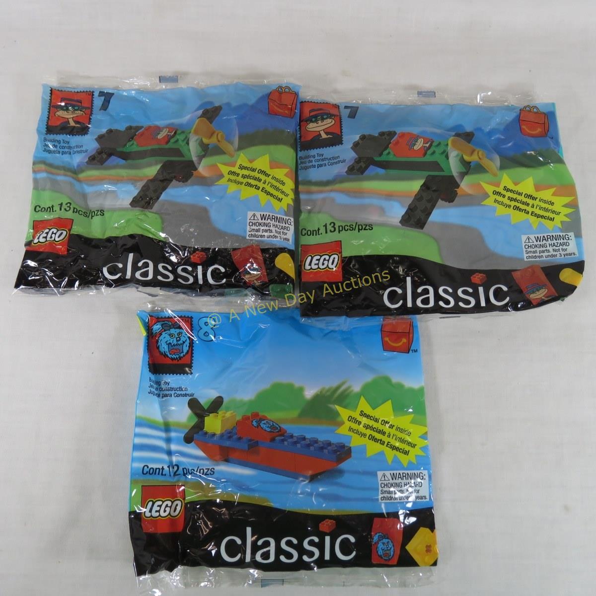 7 Sealed Lego Classic McDonald's Sets