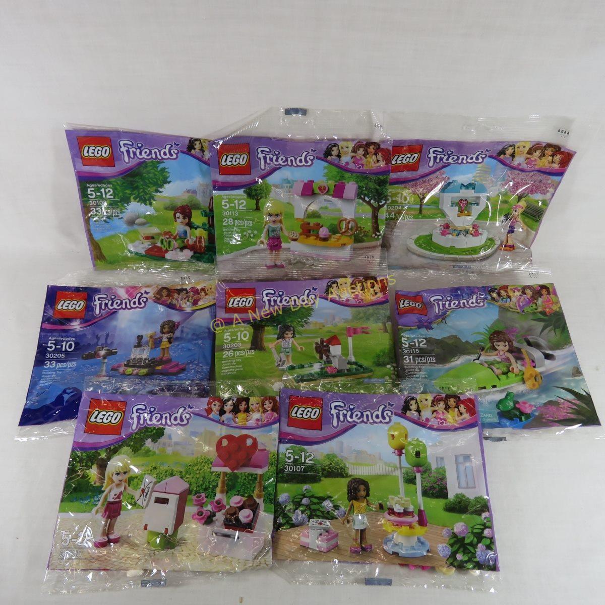 8 Sealed Lego Friends Mini Sets