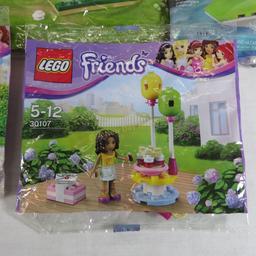 8 Sealed Lego Friends Mini Sets