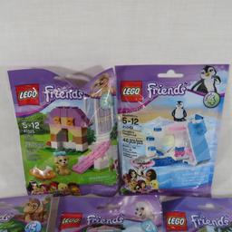 5 Sealed Lego Friends Series Mini Sets