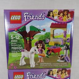 2 Sealed Lego Friends Sets 41027, 41003