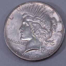 1922 P,D,S Peace Silver Dollars