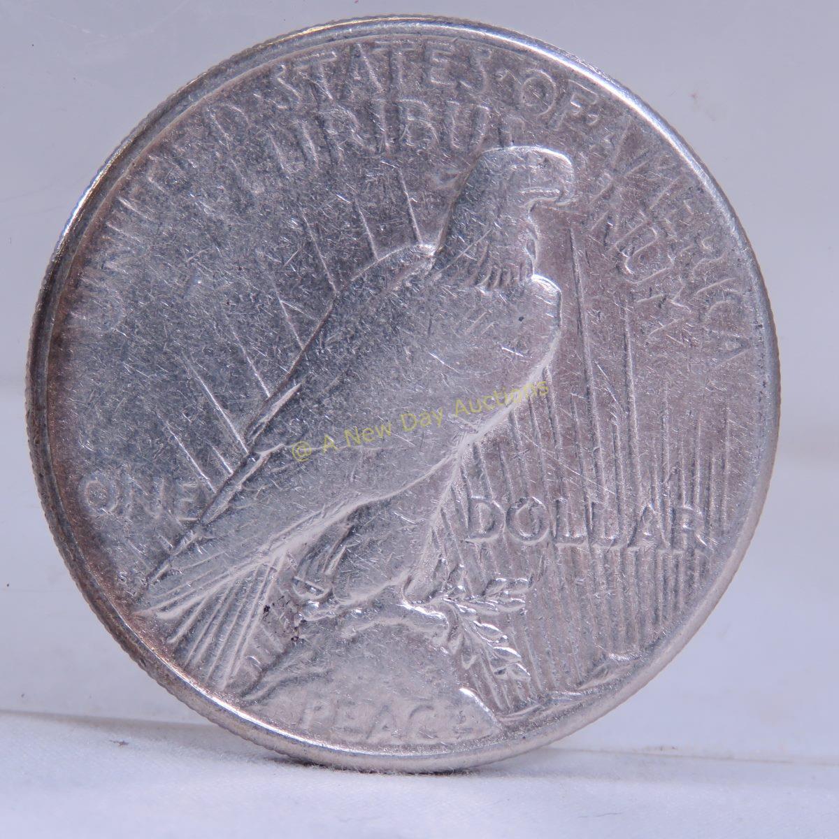 5 1923 S Peace Silver Dollars