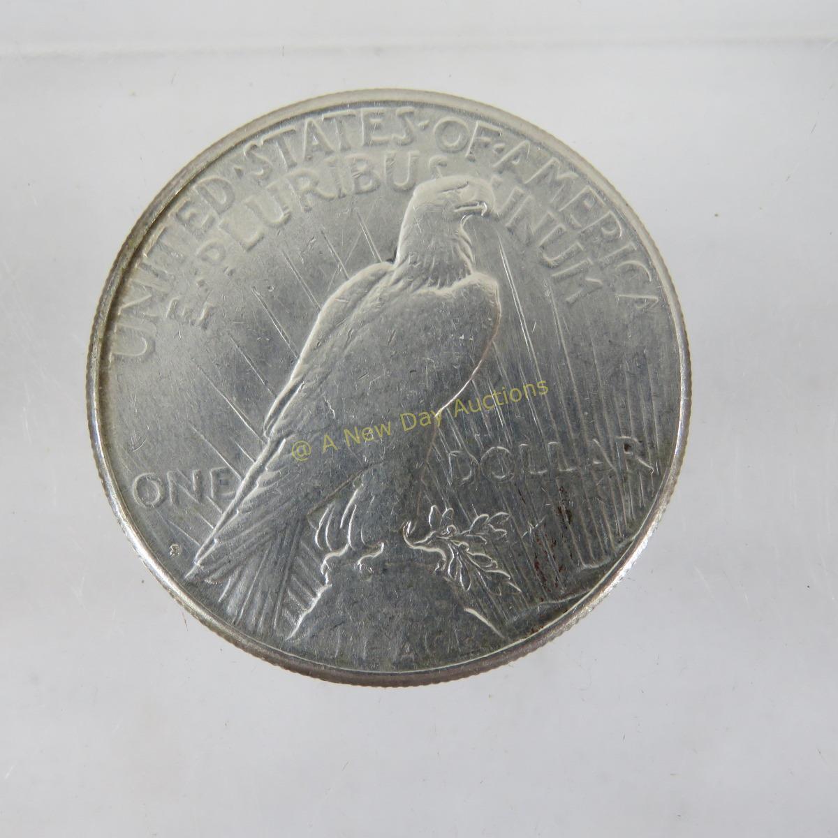 1923 P,D,S Peace Silver Dollars