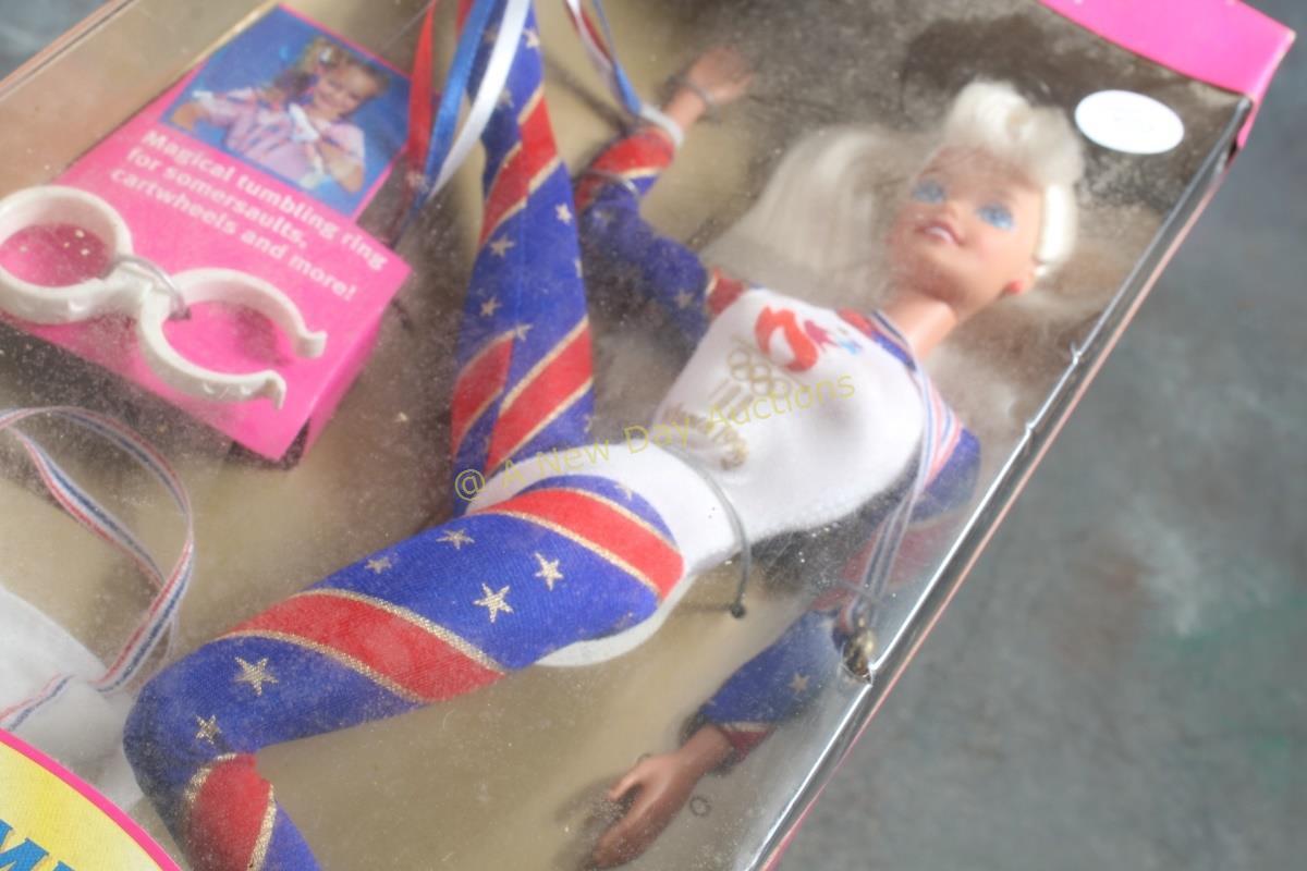 1995 Olympic Gymnast Barbie Doll in Box