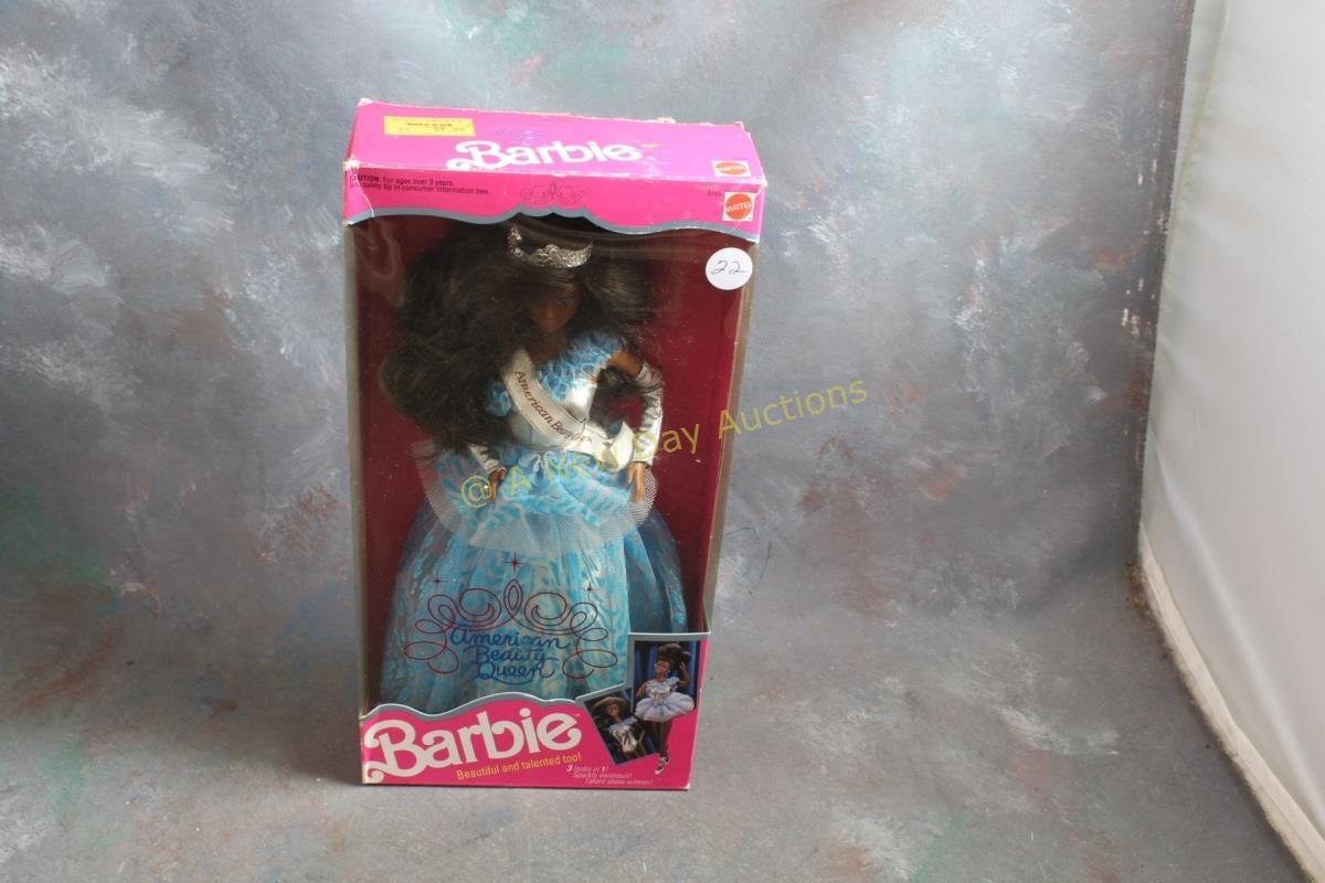 1991 American Beauty Queen Black Barbie in Box