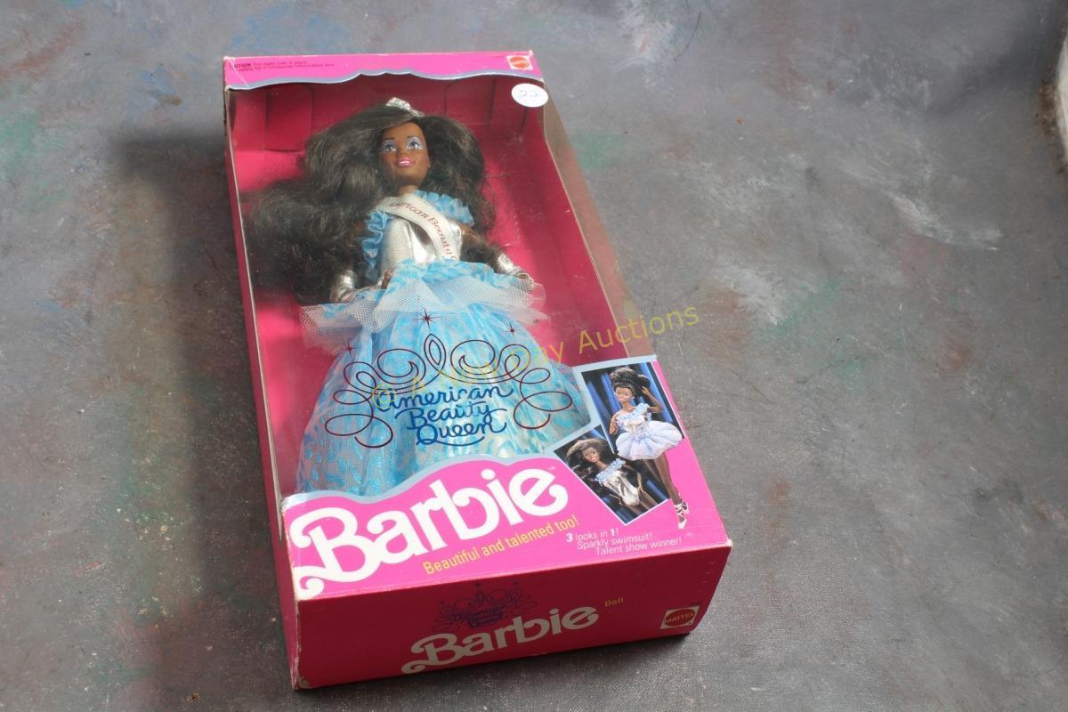 1991 American Beauty Queen Black Barbie in Box
