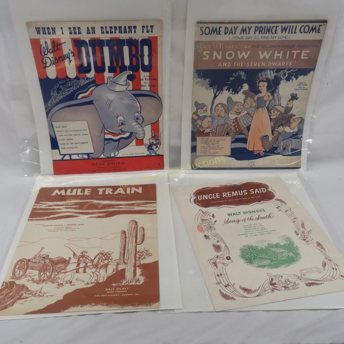 4 Walt Disney Music Company sheet music