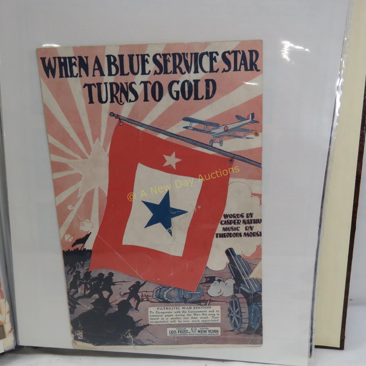 16 Military, Victory & USA pieces of sheet music