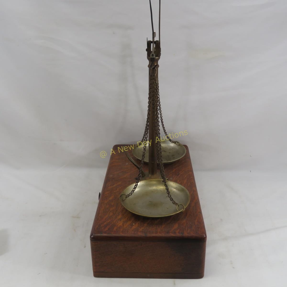 Antique Scale Balance with weight sets