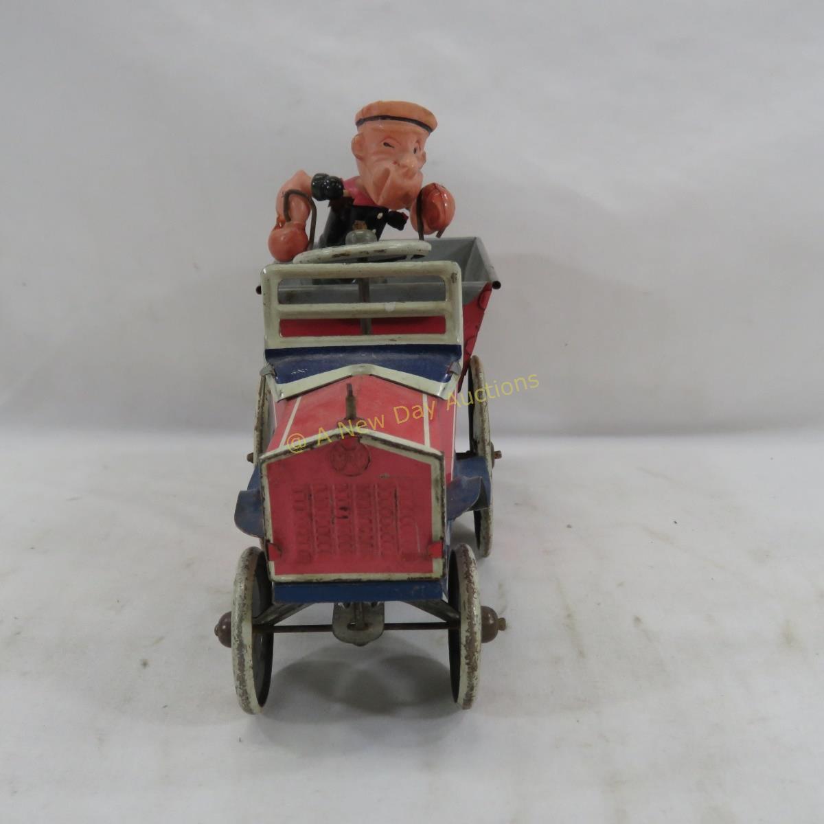 Popeye Dippy Dumper Windup Truck