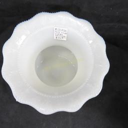 Antique Milk Glass & Ceramic Ladies Spittoons