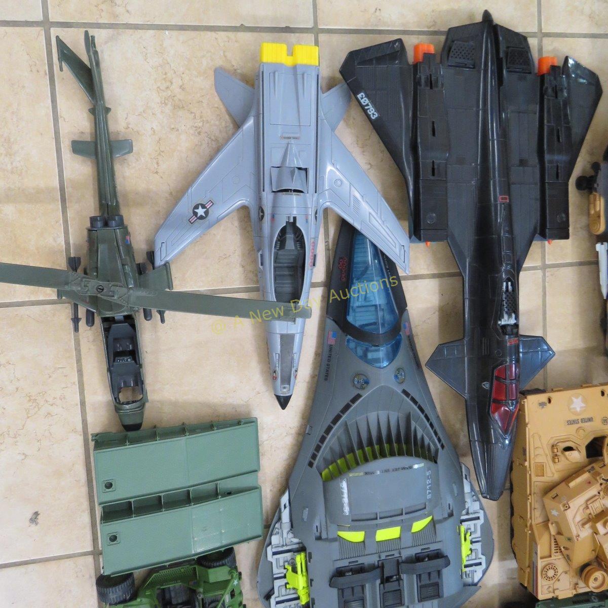 Huge group of GI Joe Vehicles