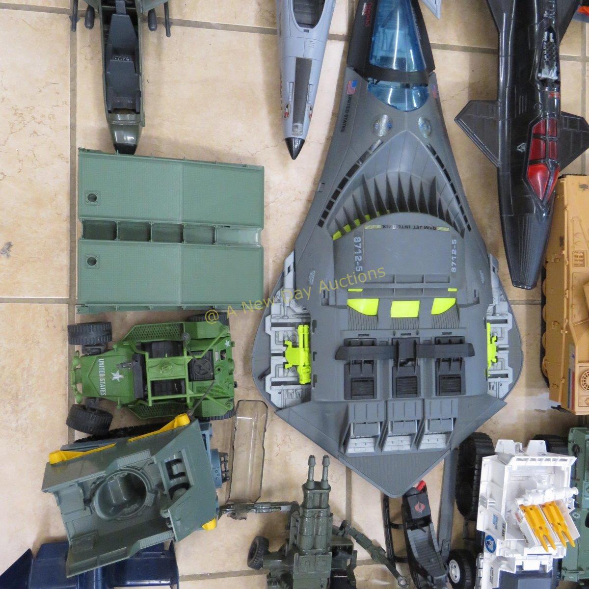 Huge group of GI Joe Vehicles