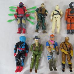 20 1980's GI Joe Action Figures with Zartan